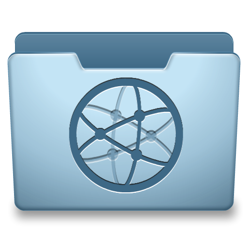 Ocean Blue Network Icon 512x512 png